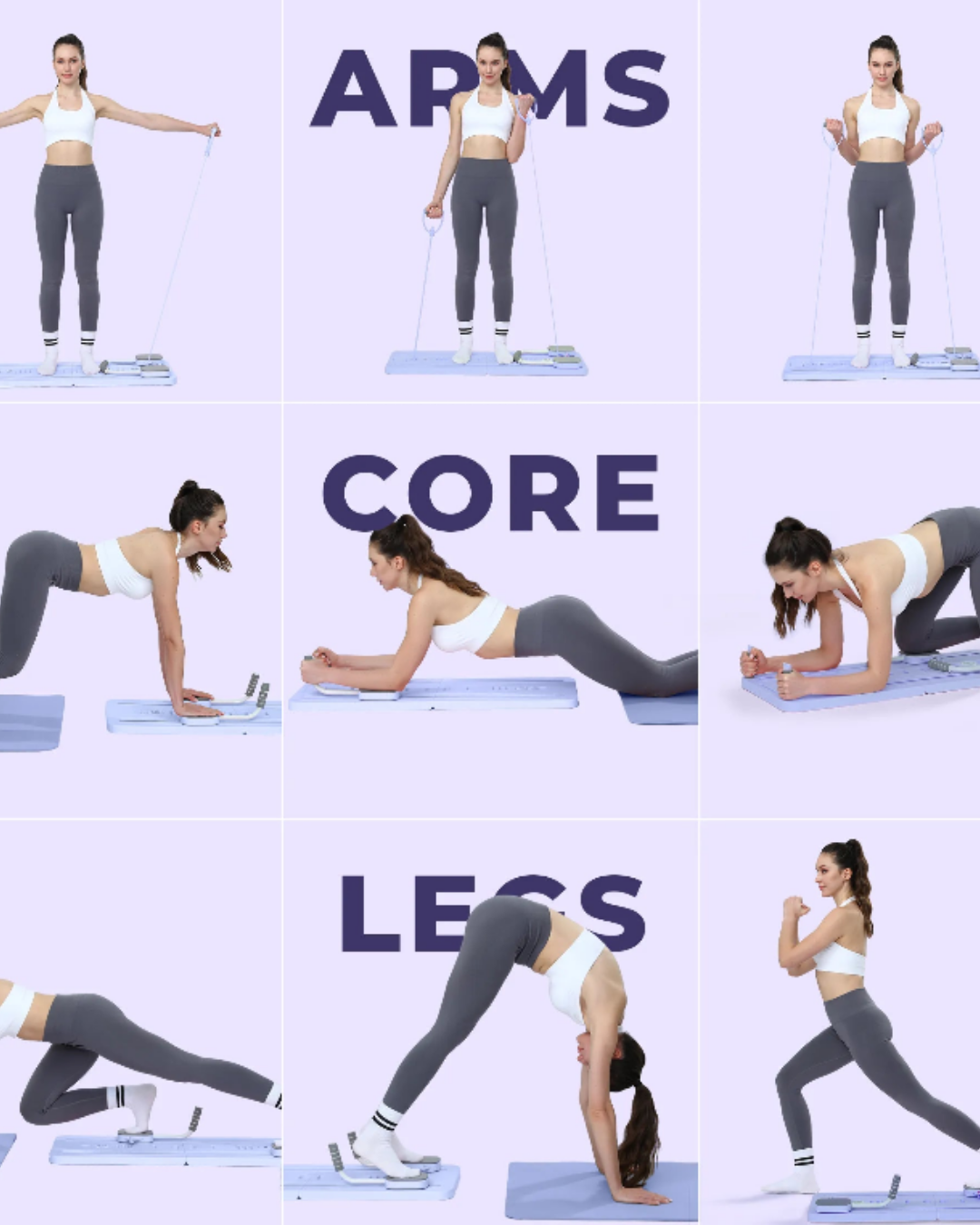 Form + Flow Pilates Board – Core & Balance Trainer
