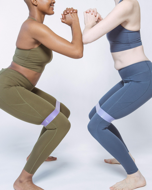 Form + Flow Resistance Bands for Home Pilates & Workouts – 5 Piece Set